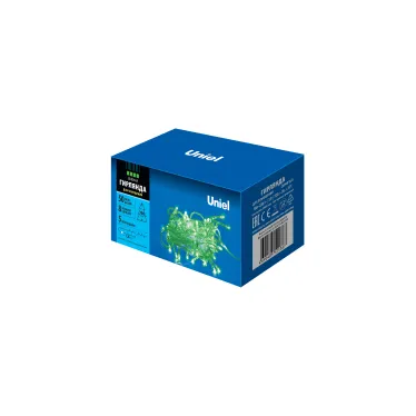 Гирлянда светодиодная с контроллером, 5м 50 светодиодов ULD-S0500-050/DTA GREEN IP20 Зеленый свет Провод прозрачный