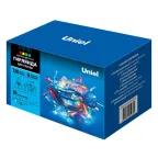                  Гирлянда светодиодная  с контроллером  ULD-S1000-120/DWA MULTI IP67   120 диодов, 10 м, разноцветная, IP67, шнур белый | 07927 | Uniel
               