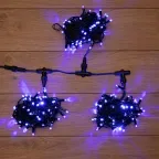 Гирлянда "LED ClipLight" 24V, 3 нити по 10 метров, цвет диодов Синий | 323-313 | NEON-NIGHT