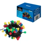 Гирлянда светодиодная с контр. Разноцветные шарики ULD-S0540-060/DGA MULTI IP20 COLORBALLS   60 диодов 5,4 м мульти IP20 шнур зеленый | 07928 | Uniel