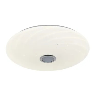 Cветильник светодиодный накладной ULI-D291 72W/SW+RGB/50 MERCURY Диммируемый Пульт ДУ (в/к) Встроенная Bluetooth колонка Теплый свет (3000К) /(4000К)/ Дневной свет(6500К)/ RGB 5700 Лм