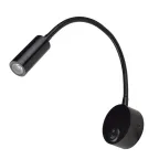                  Светильник светодиодный настенный гибкий для интерьерного освещения ULT-F21-3W/4000K IP20 BLACK 85-265В Белый свет (4000К)
               