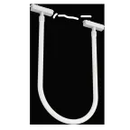 Светильник светодиодный трековый подвесной Flex Tube Opal L1000 для магнитной системы Galakti 244x26x565 мм 16 Вт 4000 K 360 град CRI»90 белый