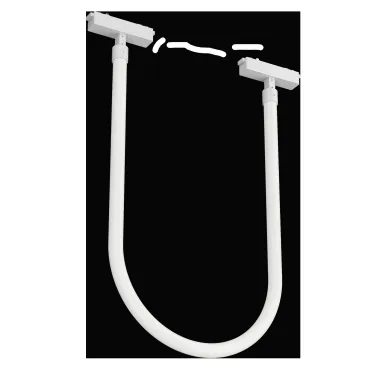 Светильник светодиодный трековый подвесной Flex Tube Opal L1000 для магнитной системы Galakti 244x26x565 мм 16 Вт 4000 K 360 град CRI»90 белый