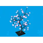                  Дерево светодиодное "Сакура"  ULD-T3545-048/SBA PINK IP20 SAKURA   45 см. 48 диодов. Розовый свет. шнур черный | UL-00001401 | Uniel
               