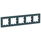                  Рамка пятипостовая ATLASDESIGN универсальная изумруд
               