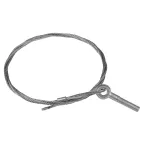                  Трос стальной с рым-болтом М6 L-3м (2мм)
               