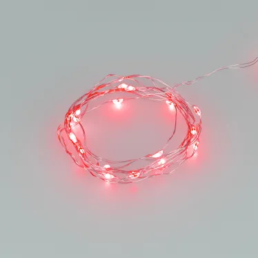 Гирлянда светодиодная ARD-DEW-HOME-2000-CLEAR-20LED-STD Red (1.5V, Battery Pack, Cork) (Ardecoled, IP20)