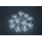 Гирлянда новогодняя светодиодная NGF-D042-01 нить-снежинки CW 1.3м IP20