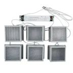 Светильники светодиодные потолочные встраиваемые ULP-1010 42W/4000К IP40 GRILYATO WHITE KIT06 комплект из 6 штук (4000K) 3800Лм 100x100x37мм Корпус белый В комплекте с и/п