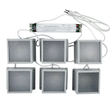 Светильники светодиодные потолочные встраиваемые ULP-1010 42W/4000К IP40 GRILYATO WHITE KIT06 комплект из 6 штук (4000K) 3800Лм 100x100x37мм Корпус белый В комплекте с и/п