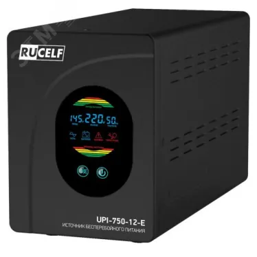 Источник бесперебойного питания UPI-750-12-E, Line-interactive, 750 ВА/480 Вт, 1/1