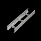 Лоток лестничный 100х600х1,5 L2000 мм INOX304 N | LL100-600-1.5-2000 INOX304 N | КМ - профиль