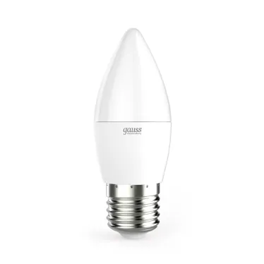 Лампа светодиодная LED 6 Вт 450 лм 4100К свеча нейтральный E27 AC 220В Elementary Gauss
