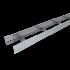 Лоток лестничный 100х150х1,5 L2000 мм HD | LL100-150-1.5-2000 HD | КМ-Профиль