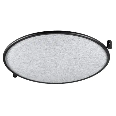 Светильник светодиодный ART-APRIORI-ACOUSTIC-R820-25W Day4000 (BK-GR, 160 deg, 48V) (ARL, IP20 Металл, 3 года)