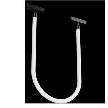 Светильник светодиодный трековый подвесной Flex Tube Opal L1000 для магнитной системы Galakti 244x26x565 мм 16 Вт 3000 K 360 град CRI»90 черный