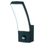                  Светильник светодиодный уличный с датчиком движения. Архитектурный накладной. ULU-S71A-12W/4000K SENSOR IP65 BLACK Белый свет (4000K). Корпус черный. TM .
               