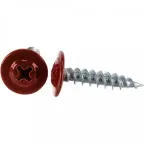                  Саморез 4,2x25 с прессшайбой, острый, цинк RAL 3005 Красный (100 шт/уп) Промрукав
               