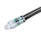 Модуль светодиодный герметичный управляемый DMX-UVR-D12 5V Green (0.3W, IP67, 90deg) (ARL, пластик, 5 лет)