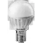 Лампа светодиодная LED 8вт E14 теплый матовый шар