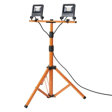 Прожектор светодиодный  WORKLIGHT на телескопической треноге серый 2х20Вт 2х1700 Лм, 4000 К  | 4058075213913 | LEDVANCE