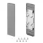 Заглушка SL-LINE-25100-DUAL SILVER глухая (ARL, пластик)