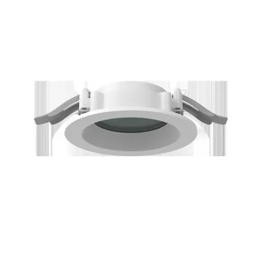 Светильник светодиодный DL-01 Pro 100 мм 8 Вт 3000 К CRI90 120х49 мм IP65/40 RAL 9003 белый муар с защитным силикатным стеклом аварийный автономный постоянного действия