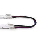                  Разъем 4PIN с проводом для LED ленты COB RGB 12 мм, лента - лента (1 шт)
               
