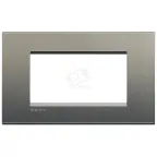LivingLight Рамка прямоугольная 4 поста Серый шелк