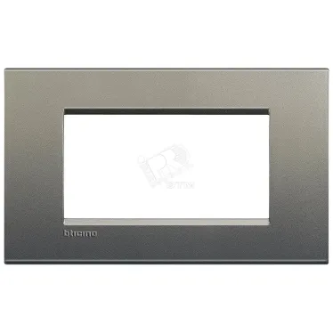LivingLight Рамка прямоугольная 4 поста Серый шелк