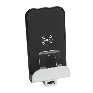Axolute.Беспроводное зарядное устройство Qi 1А с дополнительным разьемом USB A 5В 2,4А.