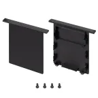                  Заглушка SL-LINIA52-3L-F-MIDDLE BLACK глухая (Arlight, Пластик)
               