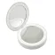 Зеркало карманное с подсветкой (1Х+2Х) ULK-F70 2AAA WHITE На батарейках 2AАА (не в/к). Белый. ТМ