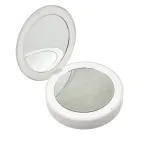                 Зеркало карманное с подсветкой (1Х+2Х) ULK-F70 2AAA WHITE На батарейках 2AАА (не в/к). Белый. ТМ
               