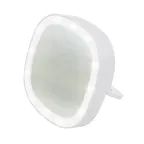                  Зеркало карманное с подсветкой ULK-F71 3AAA WHITE На батарейках 3AАА (не в/к). белый
               