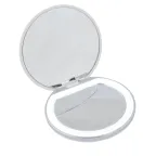                  Зеркало карманное ULK-F72 DIM/RECH WHITE с подсветкой (1Х+2Х) с диммером Серия Backstage Аккумулятор Li-Ion 300мАч в/к Белый ТМ
               