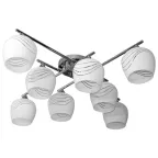                  Светильник 11271-7/8 хром (Плафон 8317) НПБ 01-8х60-109 Е27 | 1005404858 | Элетех
               