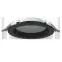 Светильник светодиодный DL-01 Pro 160 мм 15 Вт 3000 К CRI90 176x51 мм IP65/40 RAL9005 черный муар с с защитным силикатным стеклом аварийный автономный постоянного действия