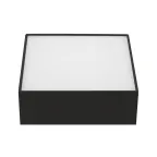 Светильник IM-QUADRO-EMERGENCY-3H-S175x175-19W Warm3000 (BK, 120 deg, 230V) (IP40 металл, 2 года)