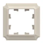 ATLASDESIGN ANTIQUE 1-постовая рамка, БЕЖЕВЫЙ