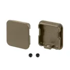 Заглушка LINE-D-3030 SQUARE OLIVE GREY (ARL, Металл)