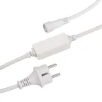                  Шнур питания ARD-CLASSIC-FLASH-1.5м White (230V, 1.6A) (ARDCL, Закрытый)
               