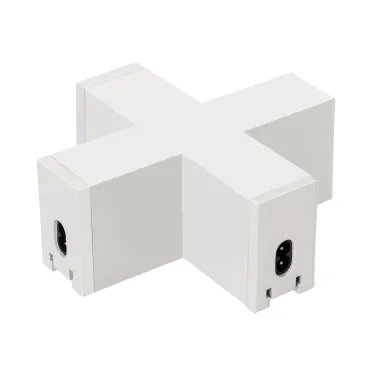 Коннектор крестовой NEO-CLIP-38-CON-X-WH (IP40 металл, 3 года)