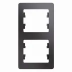                  GLOSSA рамка 2-постовая вертикальная графит
               