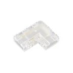                  Коннектор угловой FIX-MONO-5mm-2pin-STS (ARL, прозрачный)
               