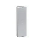                  Simon Connect Заглушка торцевая для TK11143-8, алюминий | TKA1855502-8 | Simon
               