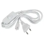                  Сетевой шнур LLED-A-CABLE-04 с выключателем 3-pin 1,5м | Б0056188 | ЭРА
               