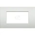 LivingLight Рамка AIR 4 поста Белый жемчуг