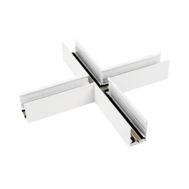 Коннектор крестовой MAG-CON-4563-X90 (WH) (IP20 металл, 3 года)